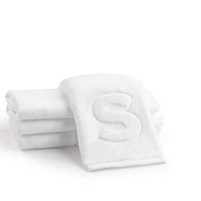 Waterdale Collection - Initial Embossed Finger Towel