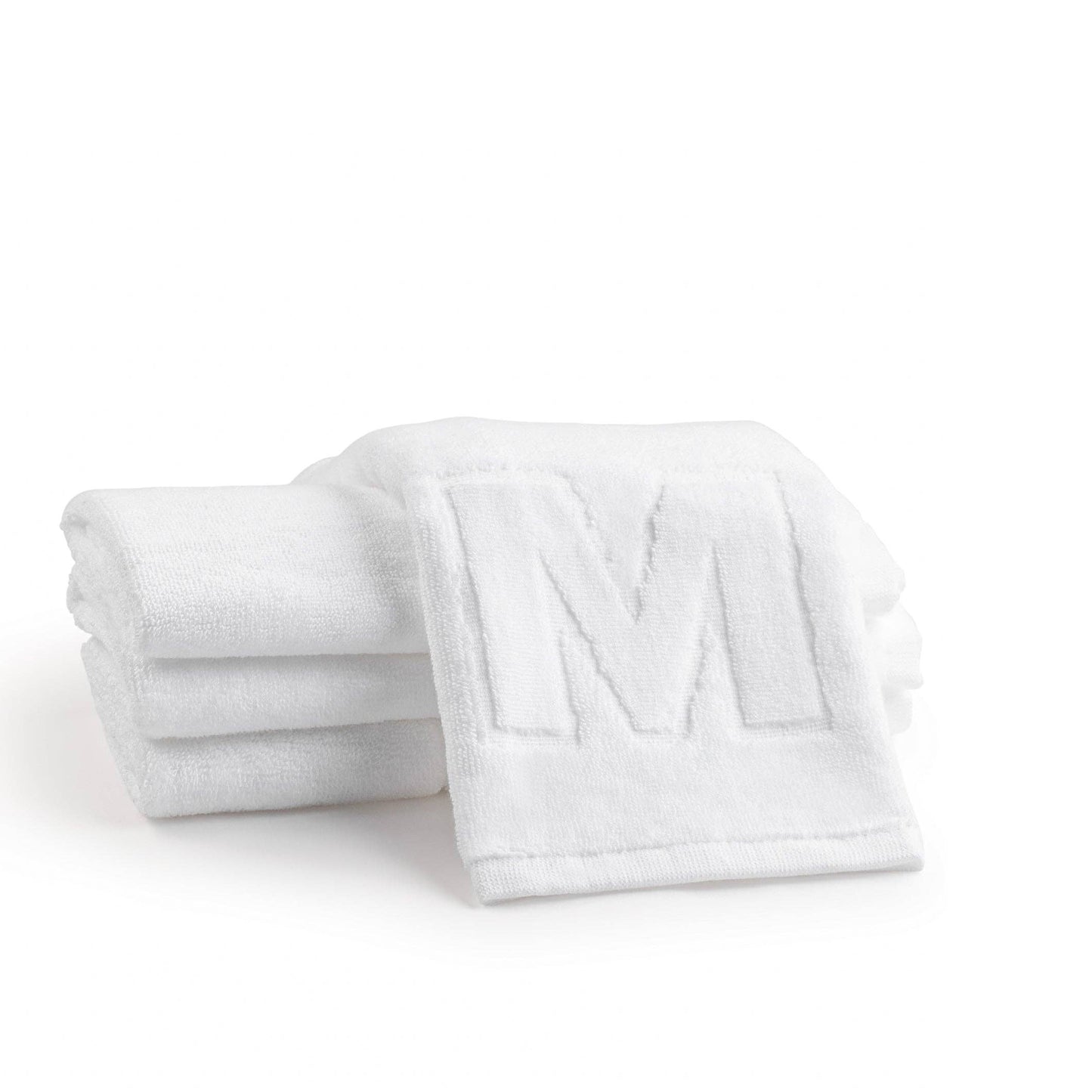 Waterdale Collection - Initial Embossed Finger Towel