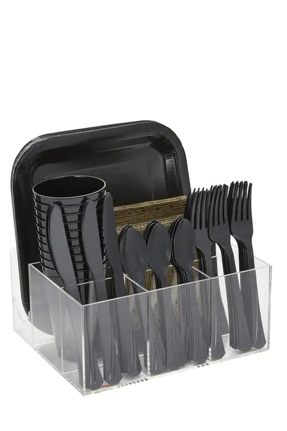 Krifts Products - 6 Section Swivel Cutlery Caddy