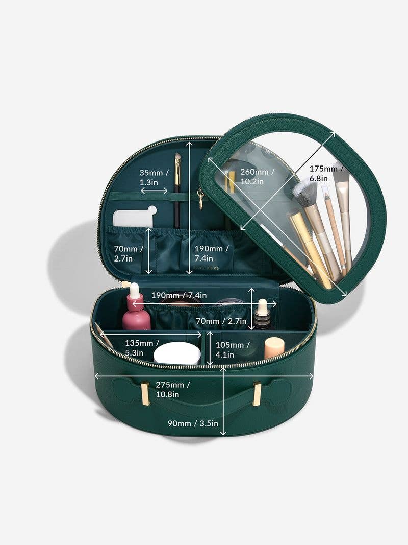 Stackers - Forest Green Cosmetic Vanity Case