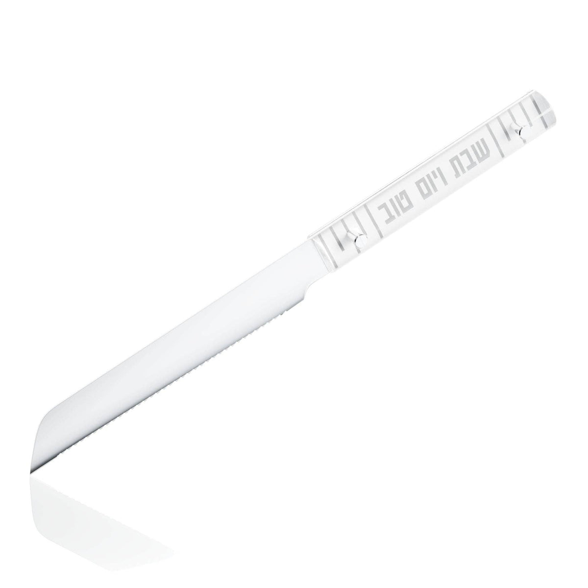 Feldart LLC - Linear Challah Knife: Silver