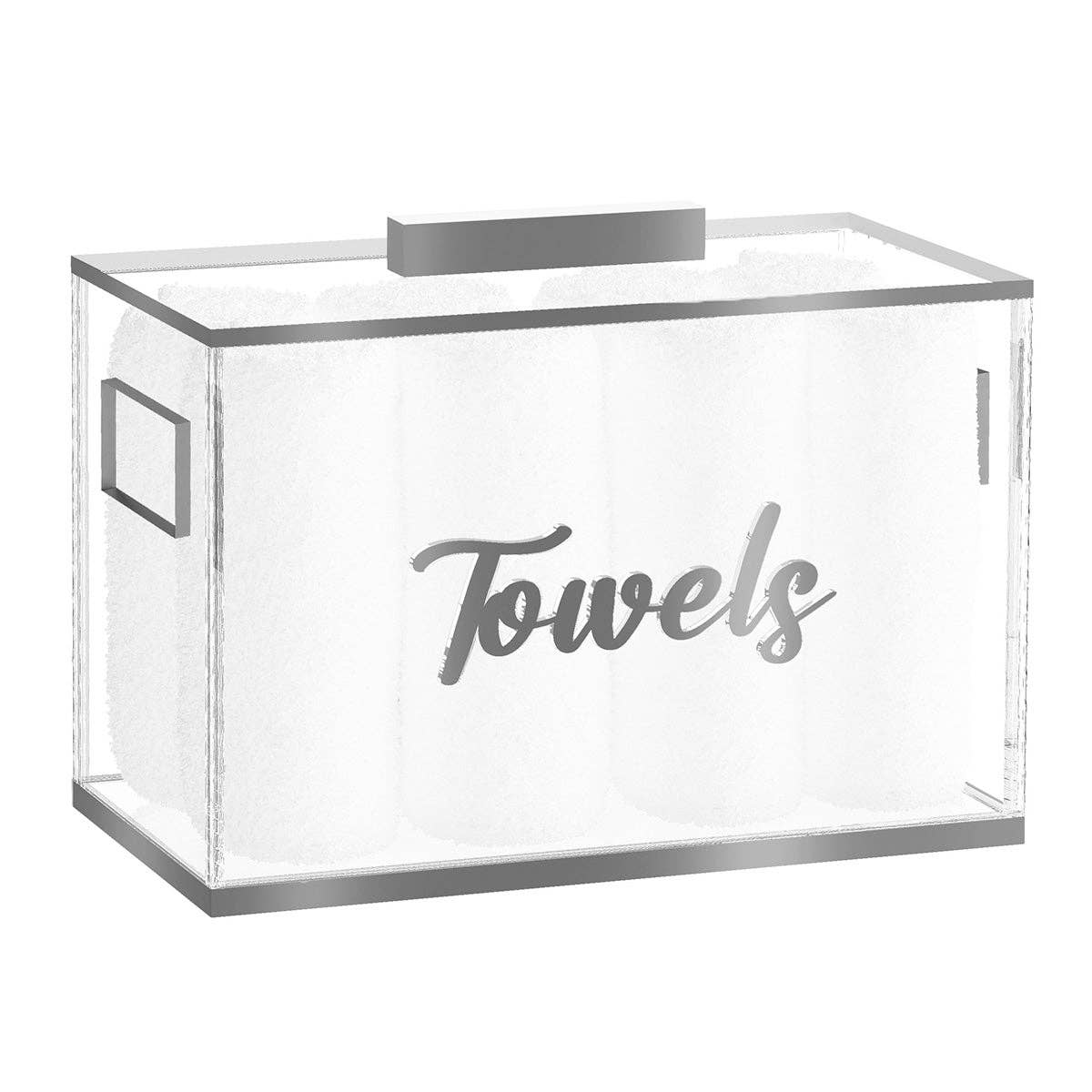 Feldart - Classic Towel Box: Silver