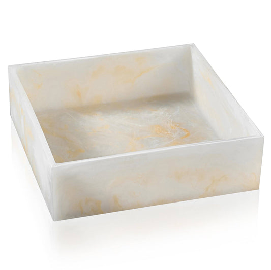 Waterdale Collection - Resin Salad Bowl: Gold