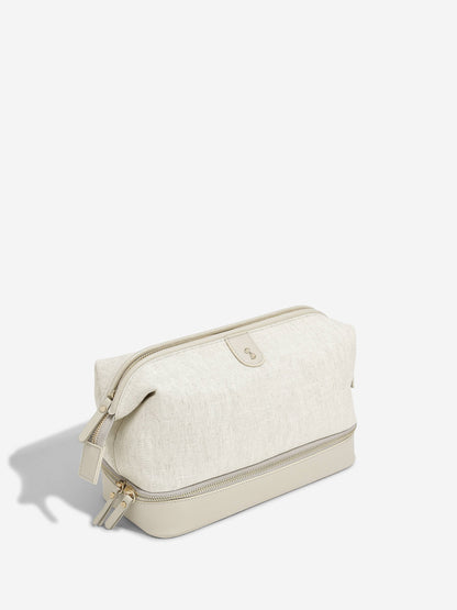 Stackers - Oatmeal & Linen Washbag