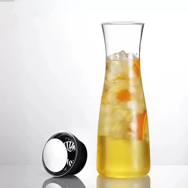 Krifts Products - Glass Carafe with Smart Lid 44 OZ 1.3L