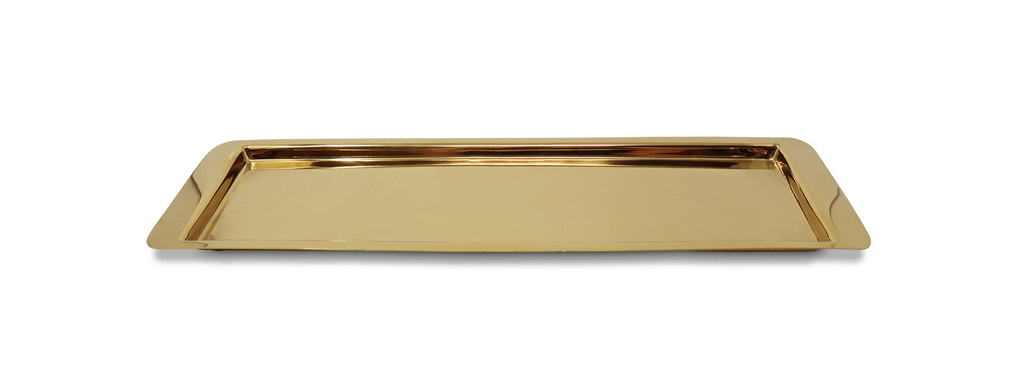 VIVIENCE - 3 Bowl Stainless Steel Relish Dish on Tray, 17.25"L