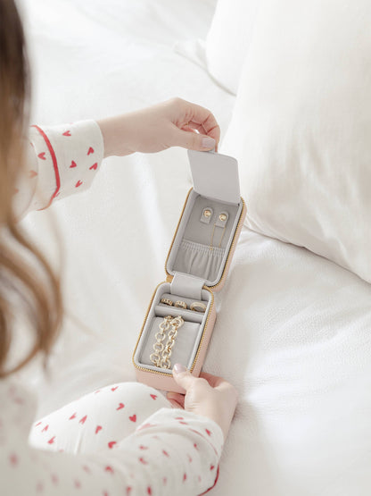 Stackers - Travel Jewellery & Watch Box- Blush Pink