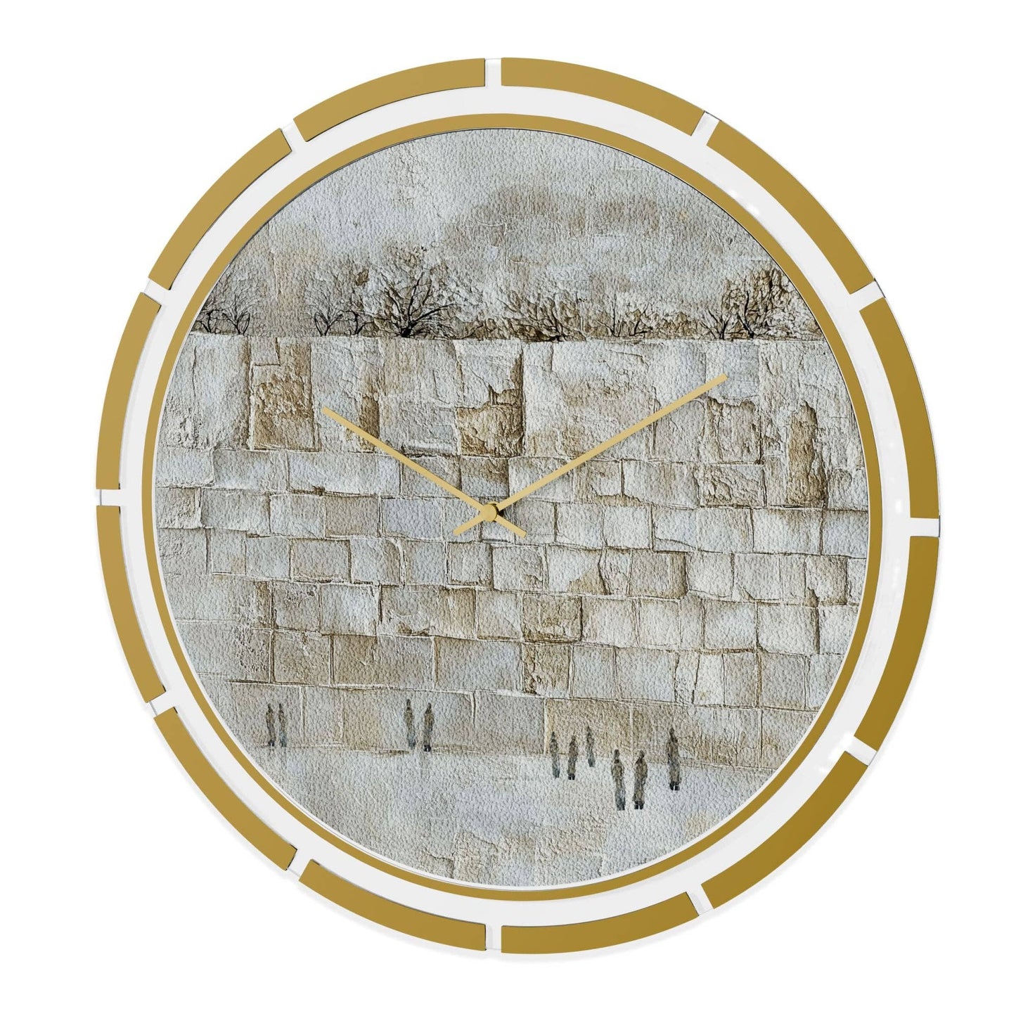 Feldart LLC - Leatherite Serene Kosel Wall Clock