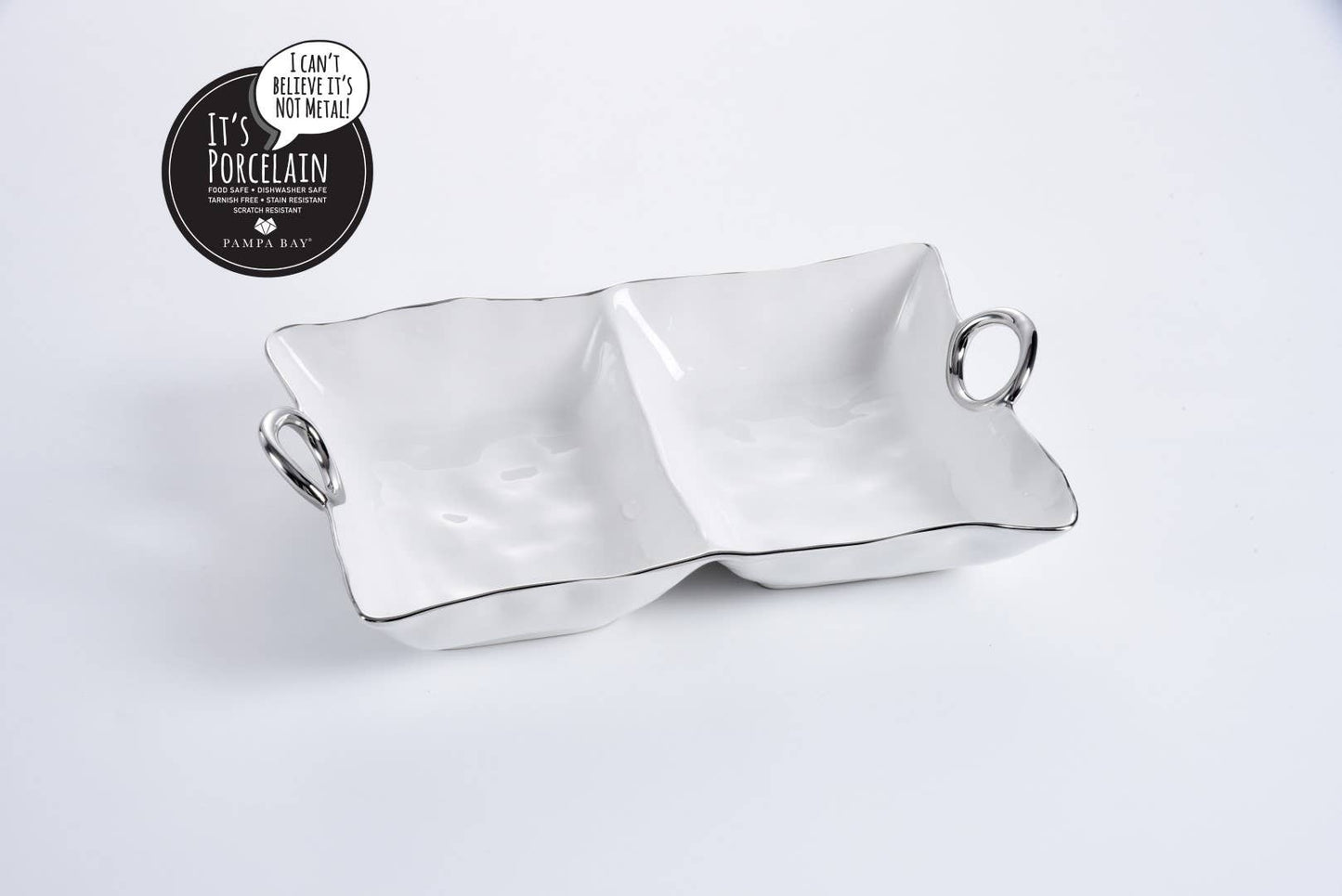 Pampa Bay - Deep 2 Section Rectangular Server