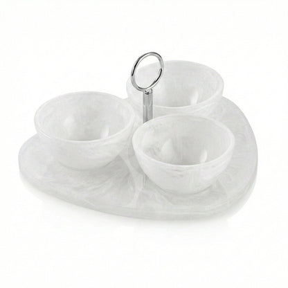 Waterdale Collection - Resin Round Dip Bowl Set