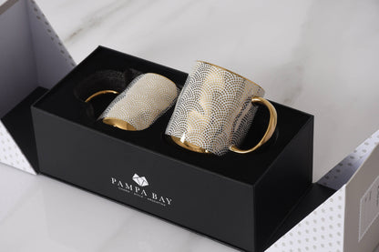 Pampa Bay - Set of 2 Dotted Mugs