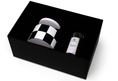 VIVIENCE - Black and White Checked Reed Diffuser