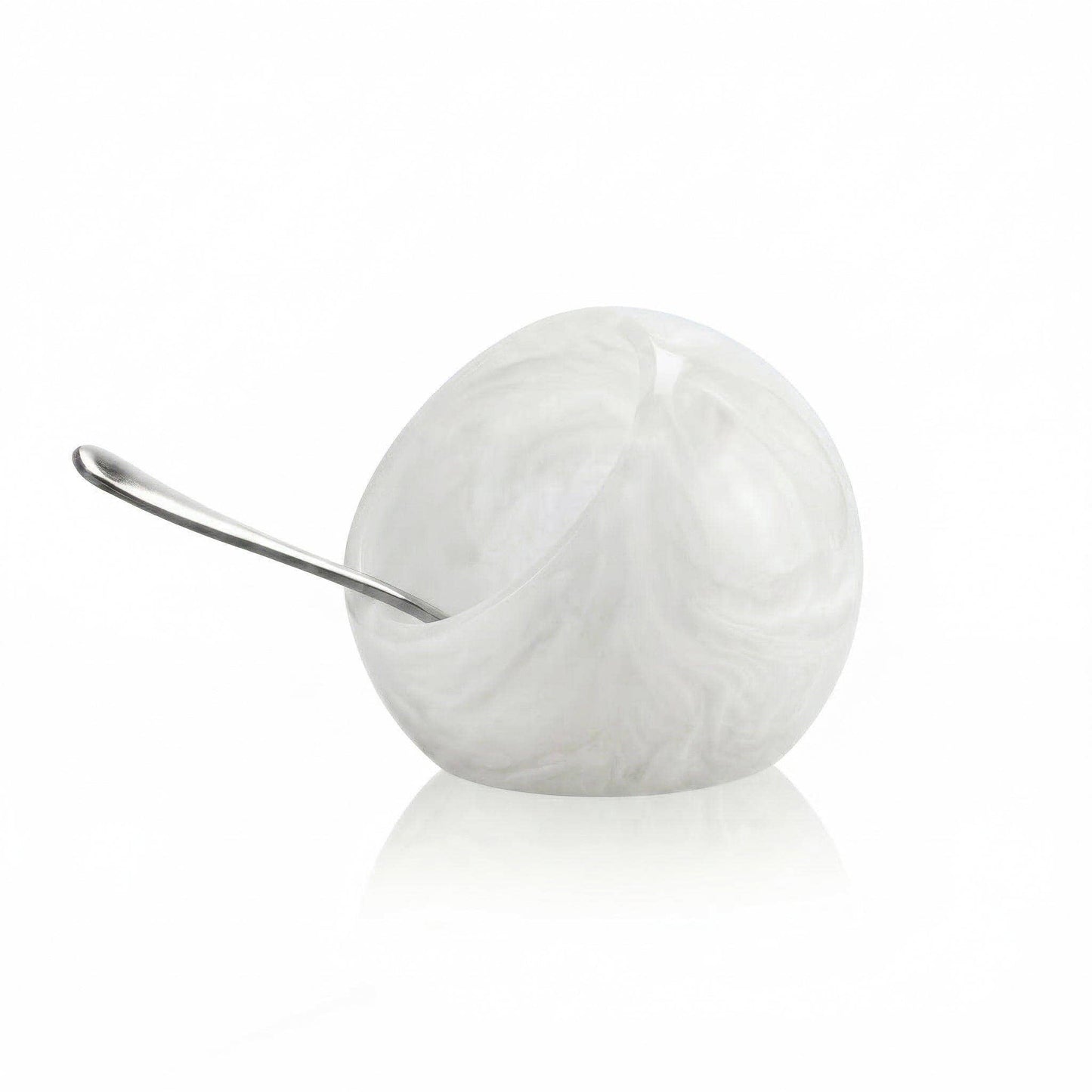 Waterdale Collection - Resin Salt Cellar: Marble