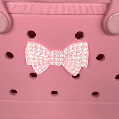 CrocBagg - New! Pink Bow Charm