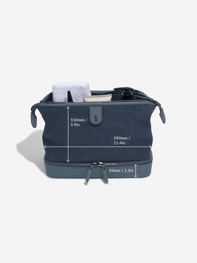 Stackers - Blue Canvas Doctors Style Washbag
