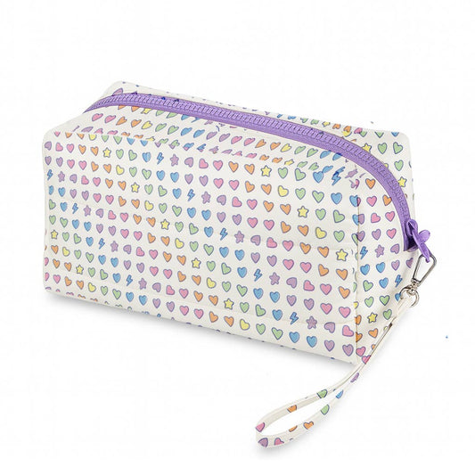 Top Trenz Inc - Rainbow Remix Puffer Cosmetic Bag