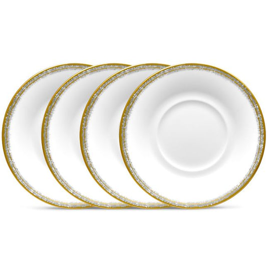 Saucer, 6", Set of 4: Haku