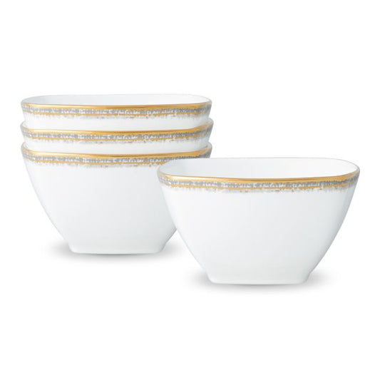 Bowl, Small Square, 4 1/4", 10 oz., Set of 4: Haku